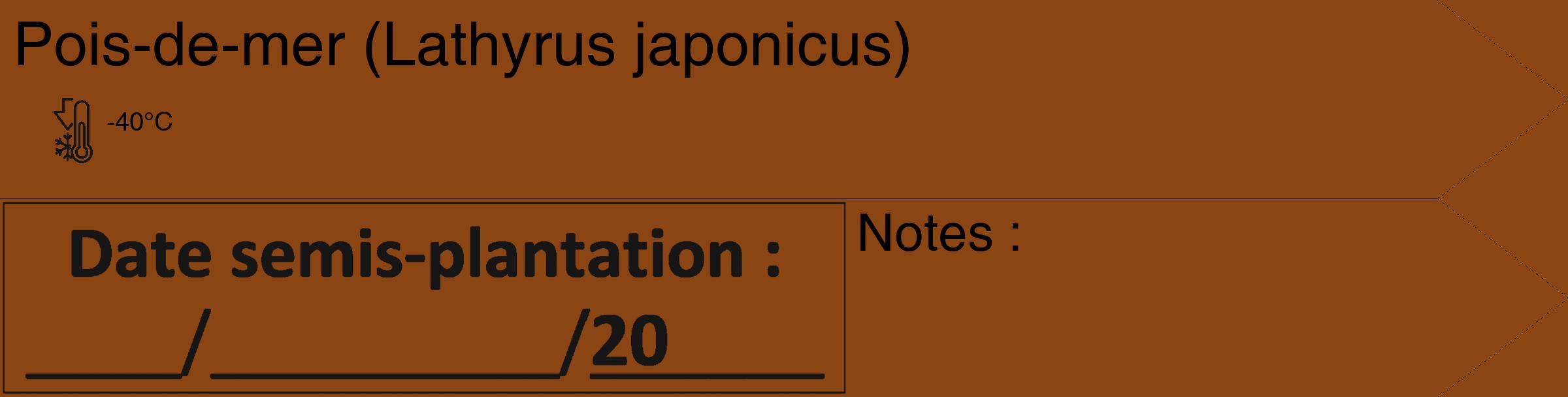 Étiquette de : Lathyrus japonicus - format c - style noire30_simple_simplehel avec comestibilité