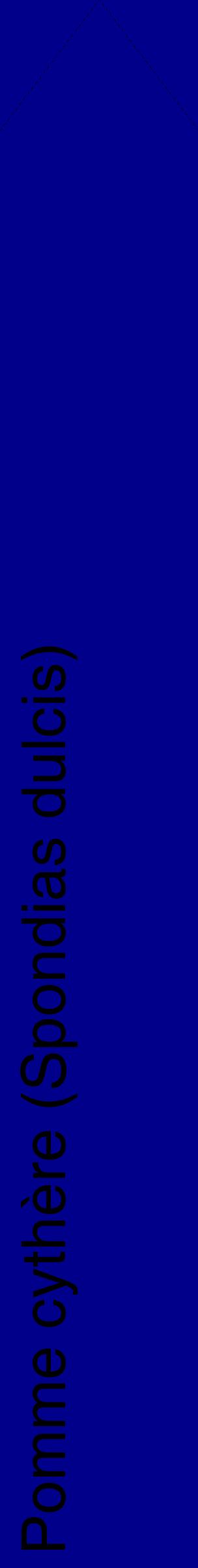 Étiquette de : Spondias dulcis - format c - style noire7_simplehel avec comestibilité