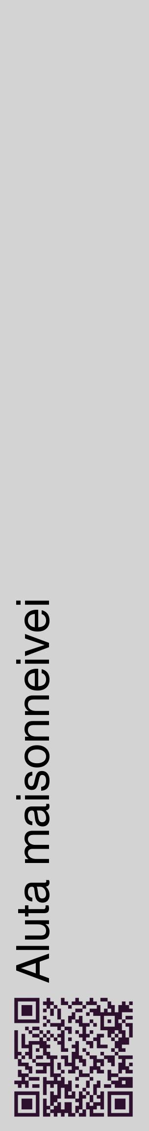 Étiquette de : Aluta maisonneivei - format c - style noire56_basiquehel avec qrcode et comestibilité