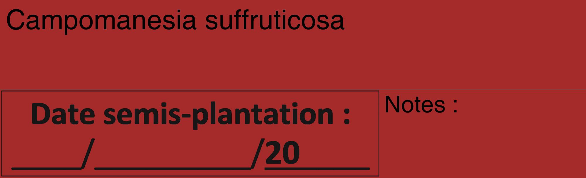 Étiquette de : Campomanesia suffruticosa - format c - style noire33_basique_basiquehel avec comestibilité