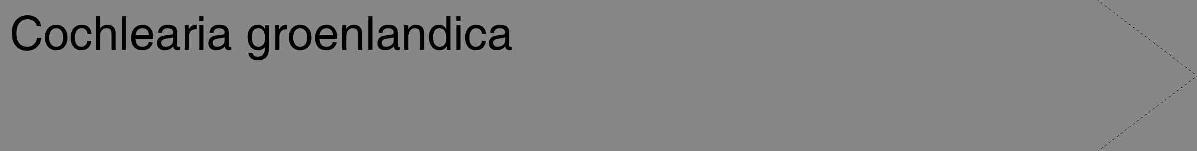 Étiquette de : Cochlearia groenlandica - format c - style noire12_simple_simplehel avec comestibilité