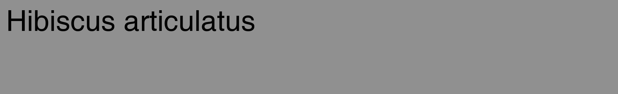 Étiquette de : Hibiscus articulatus - format c - style noire4_basique_basiquehel avec comestibilité