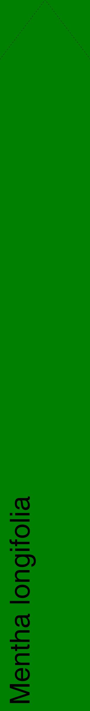 Étiquette de : Mentha longifolia - format c - style noire9_simplehel avec comestibilité