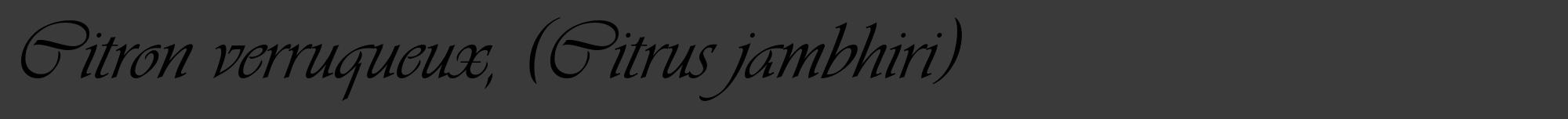Étiquette de : Citrus jambhiri - format a - style noire8viv avec comestibilité