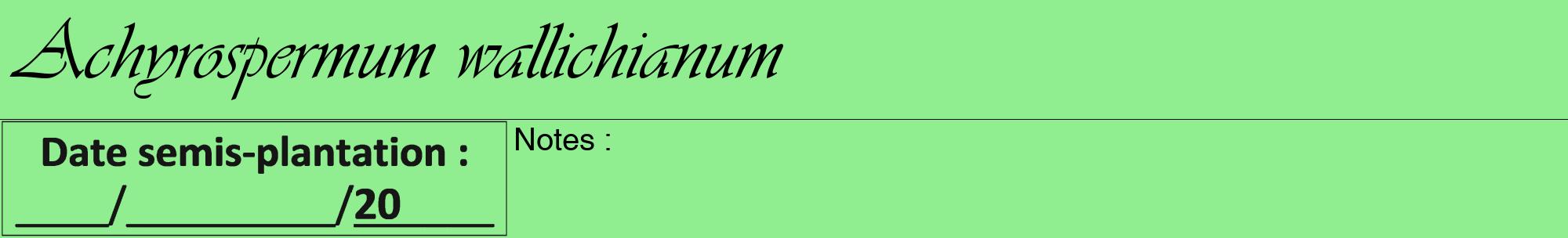 Étiquette de : Achyrospermum wallichianum - format a - style noire15viv avec comestibilité