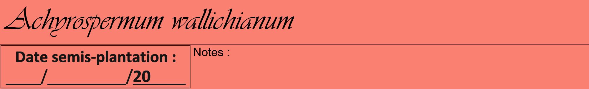 Étiquette de : Achyrospermum wallichianum - format a - style noire38viv avec comestibilité