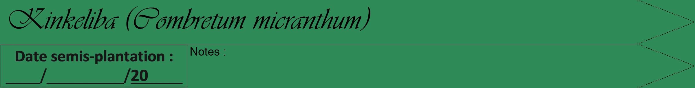 Étiquette de : Combretum micranthum - format b - style noire11viv avec comestibilité