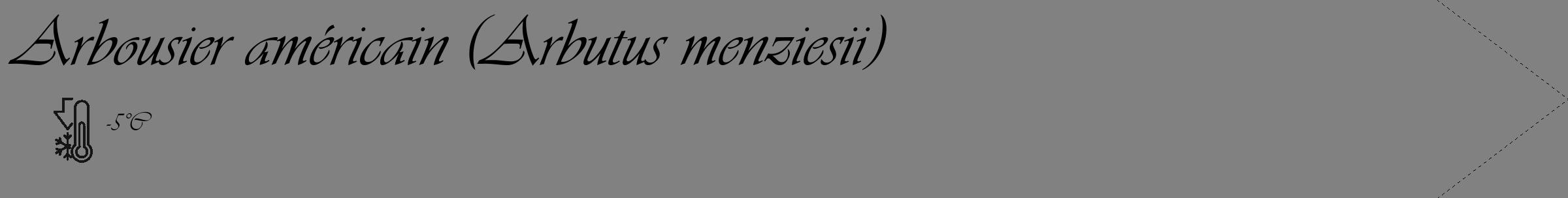 Étiquette de : Arbutus menziesii - format c - style noire50_simple_simpleviv avec comestibilité