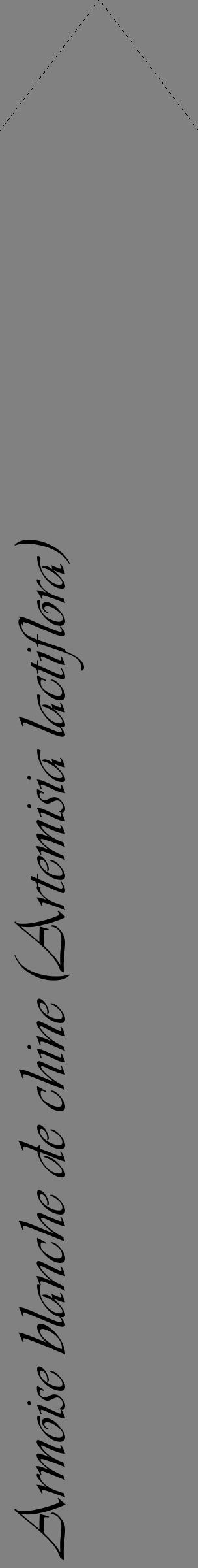 Étiquette de : Artemisia lactiflora - format c - style noire50_simple_simpleviv avec comestibilité - position verticale