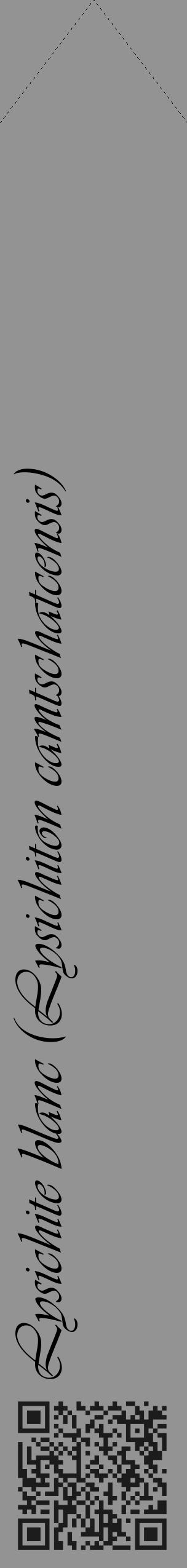 Étiquette de : Lysichiton camtschatcensis - format c - style noire44_simple_simpleviv avec qrcode et comestibilité - position verticale