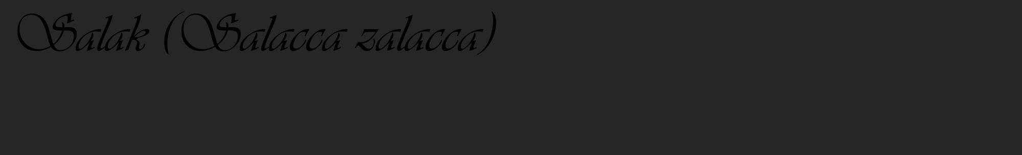 Étiquette de : Salacca zalacca - format c - style noire29_basique_basiqueviv avec comestibilité