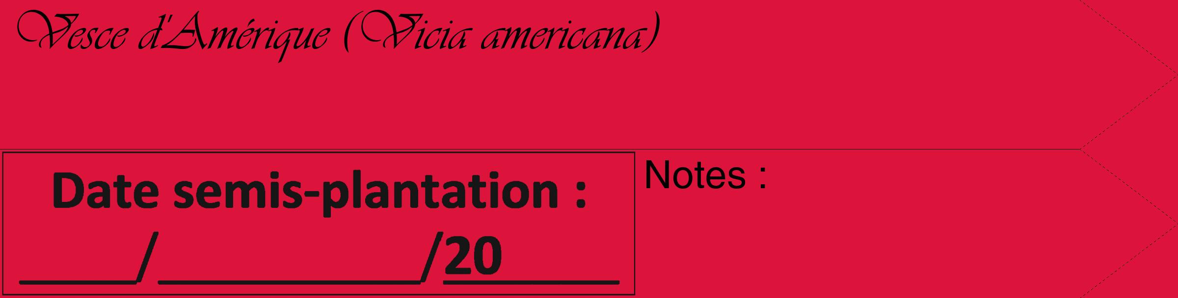 Étiquette de : Vicia americana - format c - style noire36_simple_simpleviv avec comestibilité