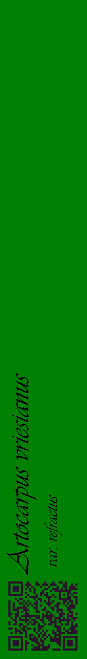 Étiquette de : Artocarpus vriesianus var. refractus - format c - style noire9_basiqueviv avec qrcode et comestibilité