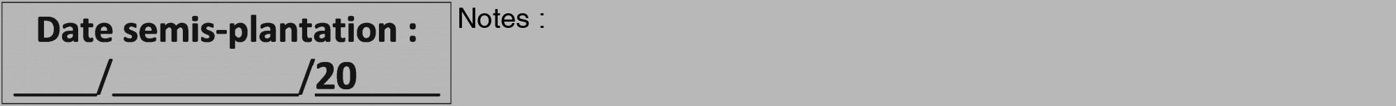 Étiquette de : Irvingia wombolu - format a - style noire39viv avec comestibilité simplifiée - position verticale