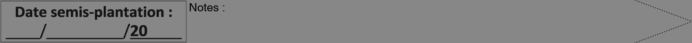 Étiquette de : Trifolium repens - format b - style noire12hel avec comestibilité - position verticale