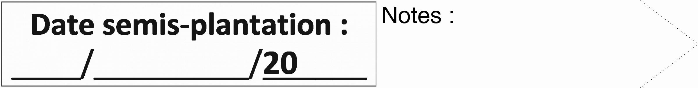 Étiquette de : Neoapaloxylon tuberosum - format c - style noire19simple_basique_basiqueviv avec qrcode et comestibilité simplifiée - position verticale