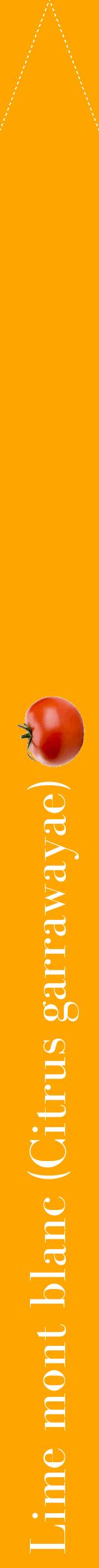 Étiquette de : Citrus garrawayae - format b - style blanche22bod avec comestibilité simplifiée