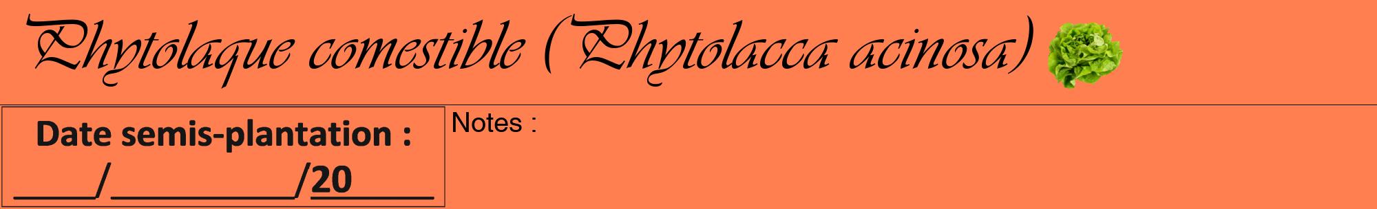 Étiquette de : Phytolacca acinosa - format a - style noire24viv avec comestibilité simplifiée
