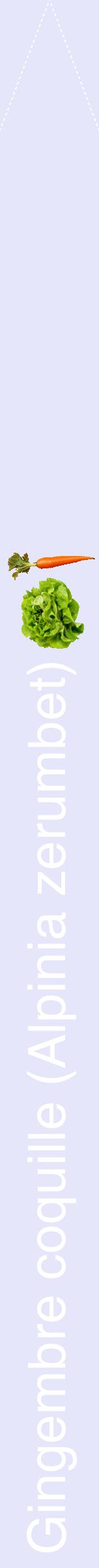 Étiquette de : Alpinia zerumbet - format b - style blanche55hel avec comestibilité simplifiée