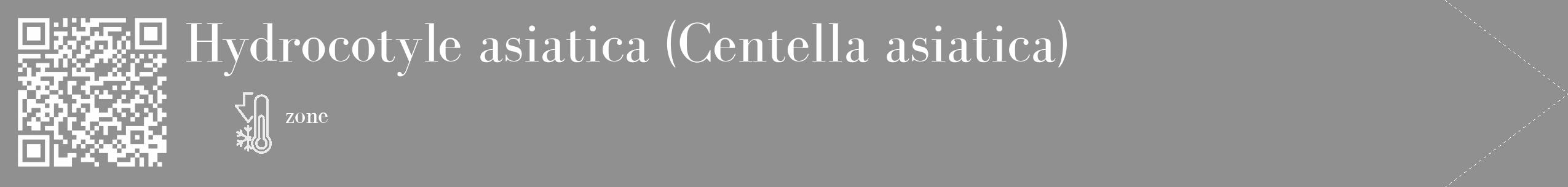 Étiquette de : Centella asiatica - format c - style blanche4_simple_simplebod avec qrcode et comestibilité