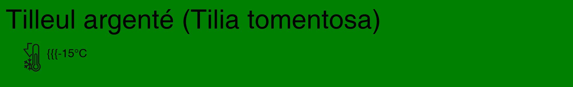 Étiquette de : Tilia tomentosa - format c - style noire9_basique_basiquehel avec comestibilité