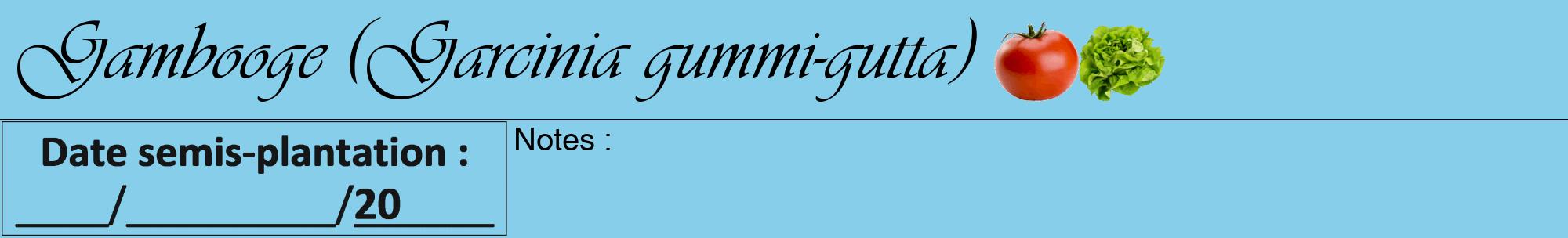 Étiquette de : Garcinia gummi-gutta - format a - style noire1viv avec comestibilité simplifiée