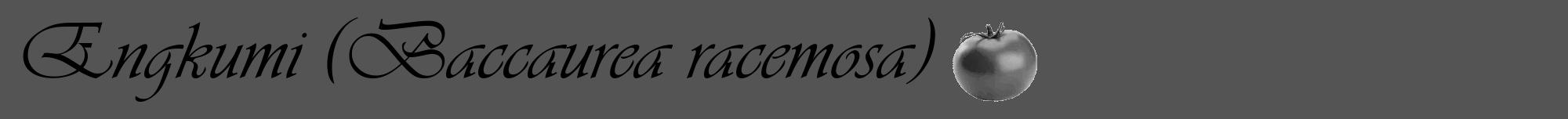 Étiquette de : Baccaurea racemosa - format a - style noire36viv avec comestibilité simplifiée