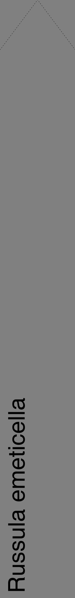 Étiquette de : Russula emeticella - format c - style noire57_simplehel avec comestibilité