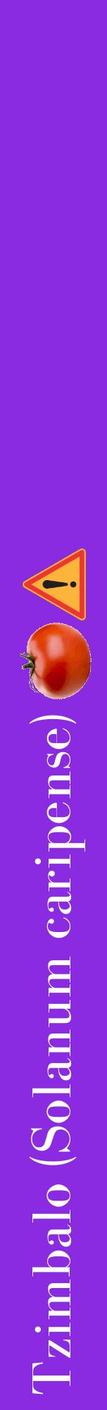 Étiquette de : Solanum caripense - format a - style blanche49bod avec comestibilité simplifiée