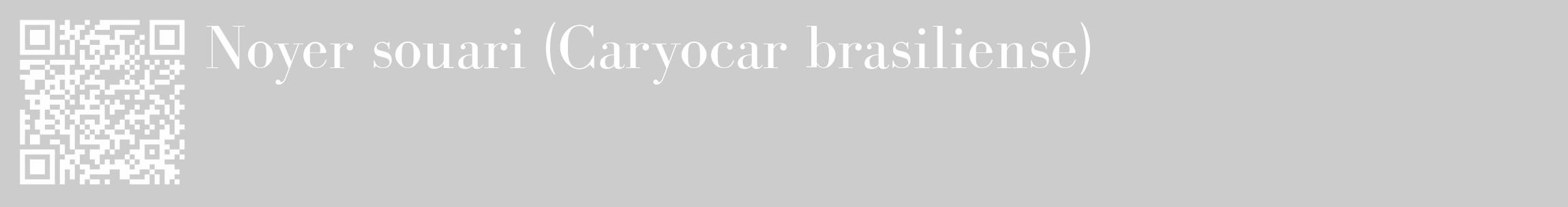 Étiquette de : Caryocar brasiliense - format c - style blanche0_basique_basiquebod avec qrcode et comestibilité