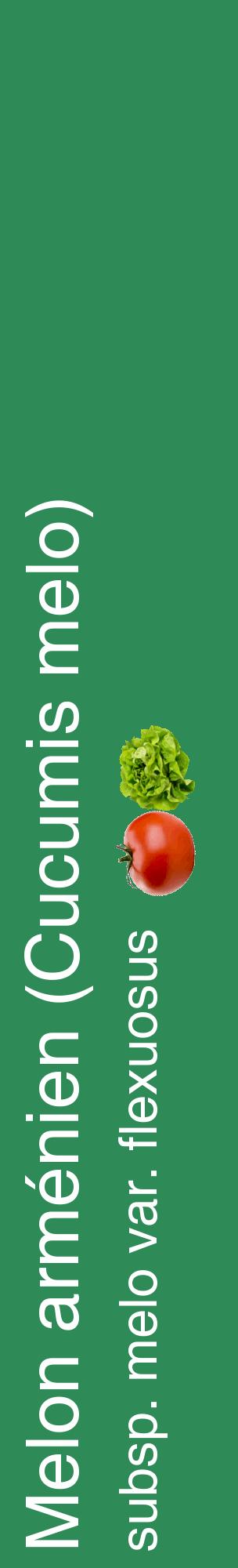Étiquette de : Cucumis melo subsp. melo var. flexuosus - format c - style blanche11_basiquehel avec comestibilité simplifiée