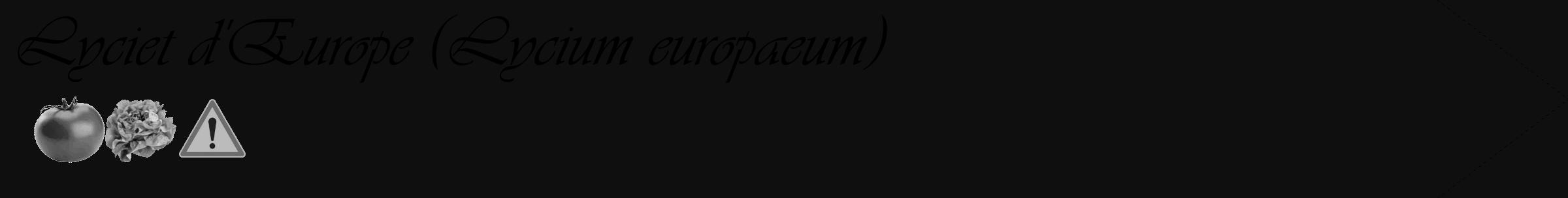 Étiquette de : Lycium europaeum - format c - style noire7_simple_simpleviv avec comestibilité simplifiée