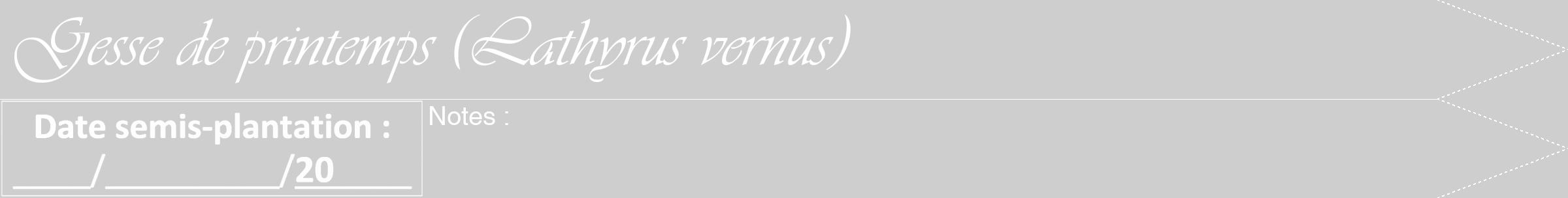 Étiquette de : Lathyrus vernus - format b - style blanche17viv avec comestibilité