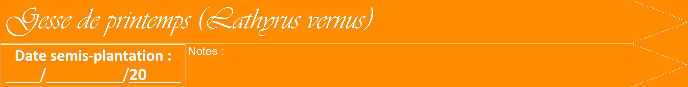 Étiquette de : Lathyrus vernus - format b - style blanche23viv avec comestibilité