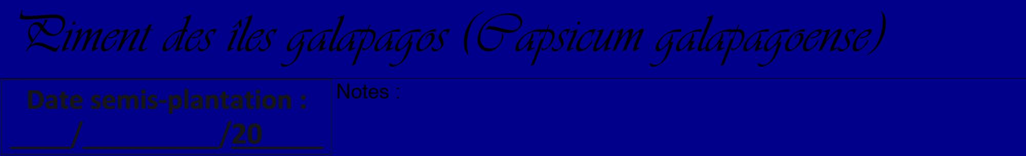 Étiquette de : Capsicum galapagoense - format a - style noire7viv avec comestibilité