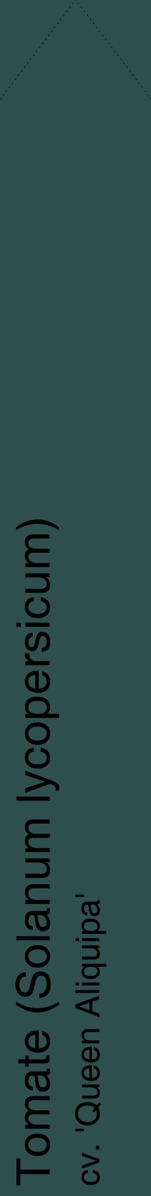 Étiquette de : Solanum lycopersicum cv. 'Queen Aliquipa' - format c - style noire58_simplehel avec comestibilité