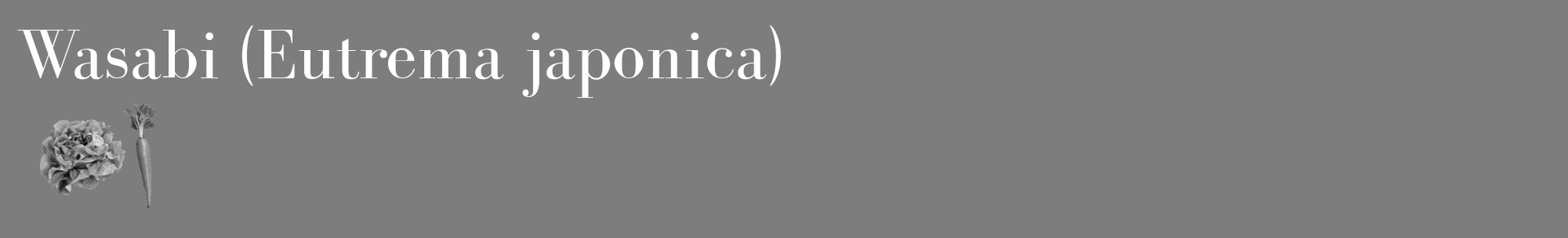 Étiquette de : Eutrema japonica - format c - style blanche35_basique_basiquebod avec comestibilité simplifiée