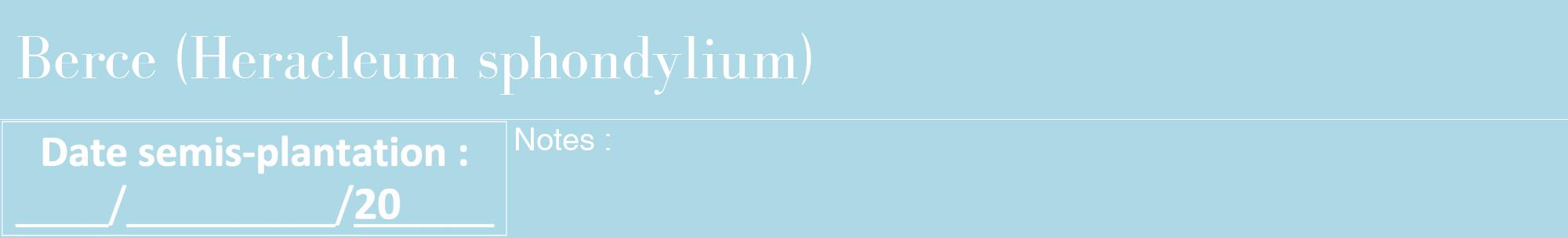 Étiquette de : Heracleum sphondylium - format a - style blanche0bod avec comestibilité