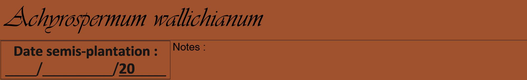 Étiquette de : Achyrospermum wallichianum - format a - style noire32viv avec comestibilité