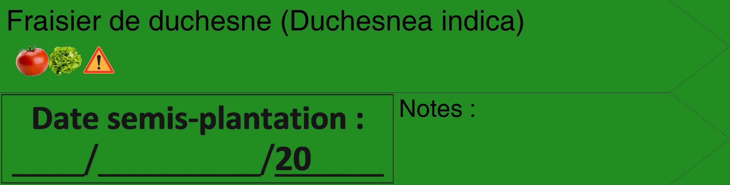Étiquette de : Duchesnea indica - format c - style noire10_simple_simplehel avec comestibilité simplifiée