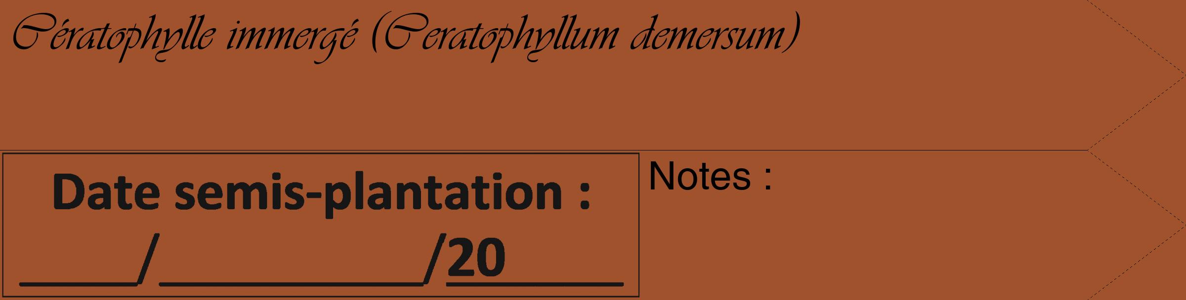 Étiquette de : Ceratophyllum demersum - format c - style noire32_simple_simpleviv avec comestibilité